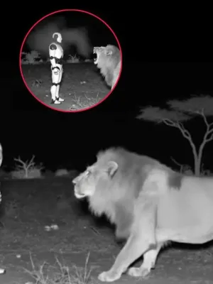 Un robot face à un lion, un bug à 500 000 $… sauf que NON, ça n’a jamais existé !